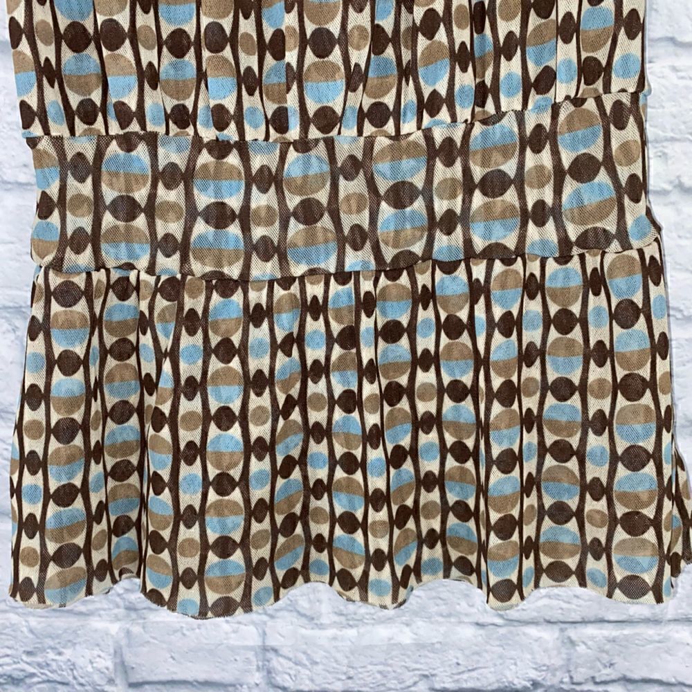 Sweet pea by Stacy frati drop waist double layer print dress sz small girls - Picture 2 of 8